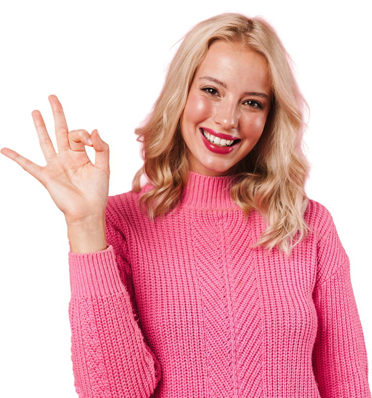 Beautiful confident smile after cosmetic dentistry at Peninsula Dentistry